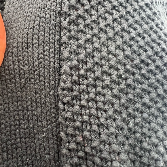 Melissa McCarthy Seven7 black long line sweater duster cardigan 2X zipper detail - Picture 5 of 10